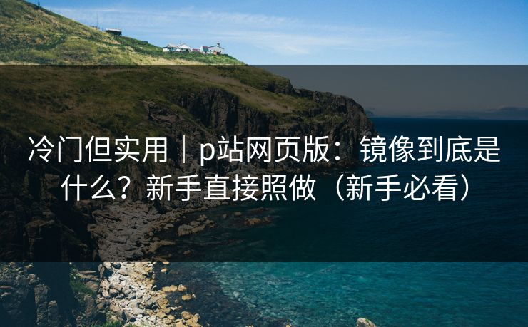 冷门但实用｜p站网页版：镜像到底是什么？新手直接照做（新手必看）